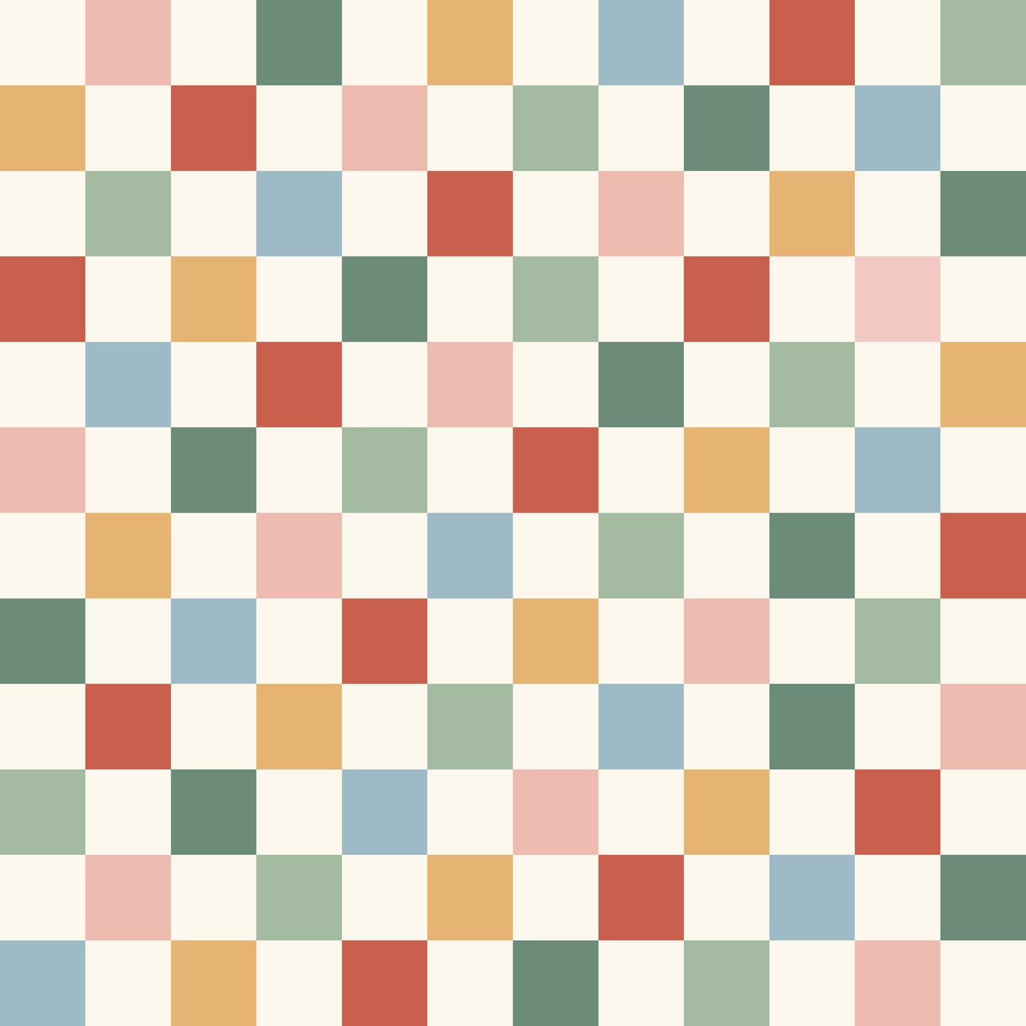 Mutes colorful checkered
