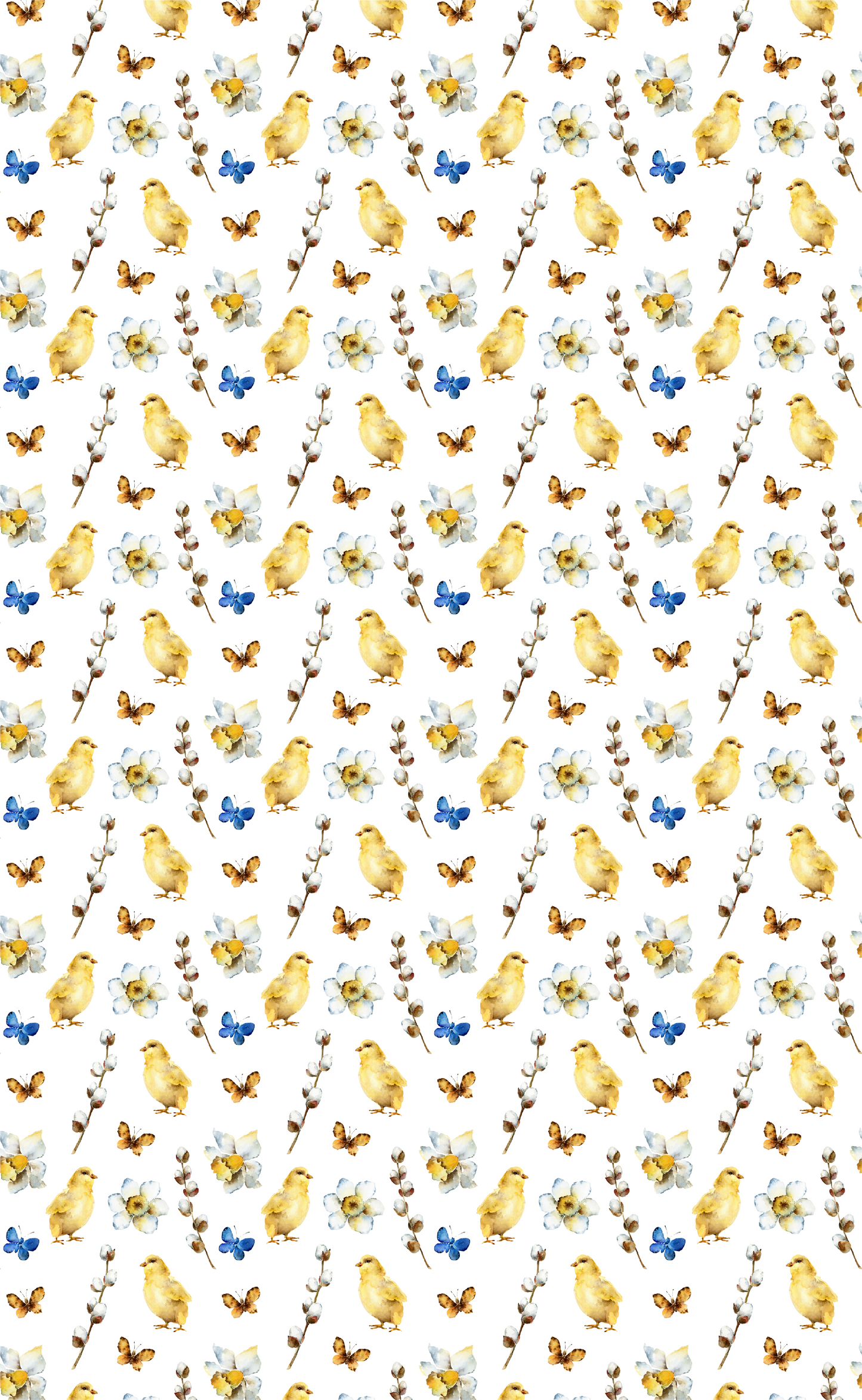 Baby Chicks and Butterflys- Faux Leather (8x13")