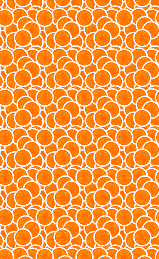 Sliced Oranges (8x13" Faux Leather)