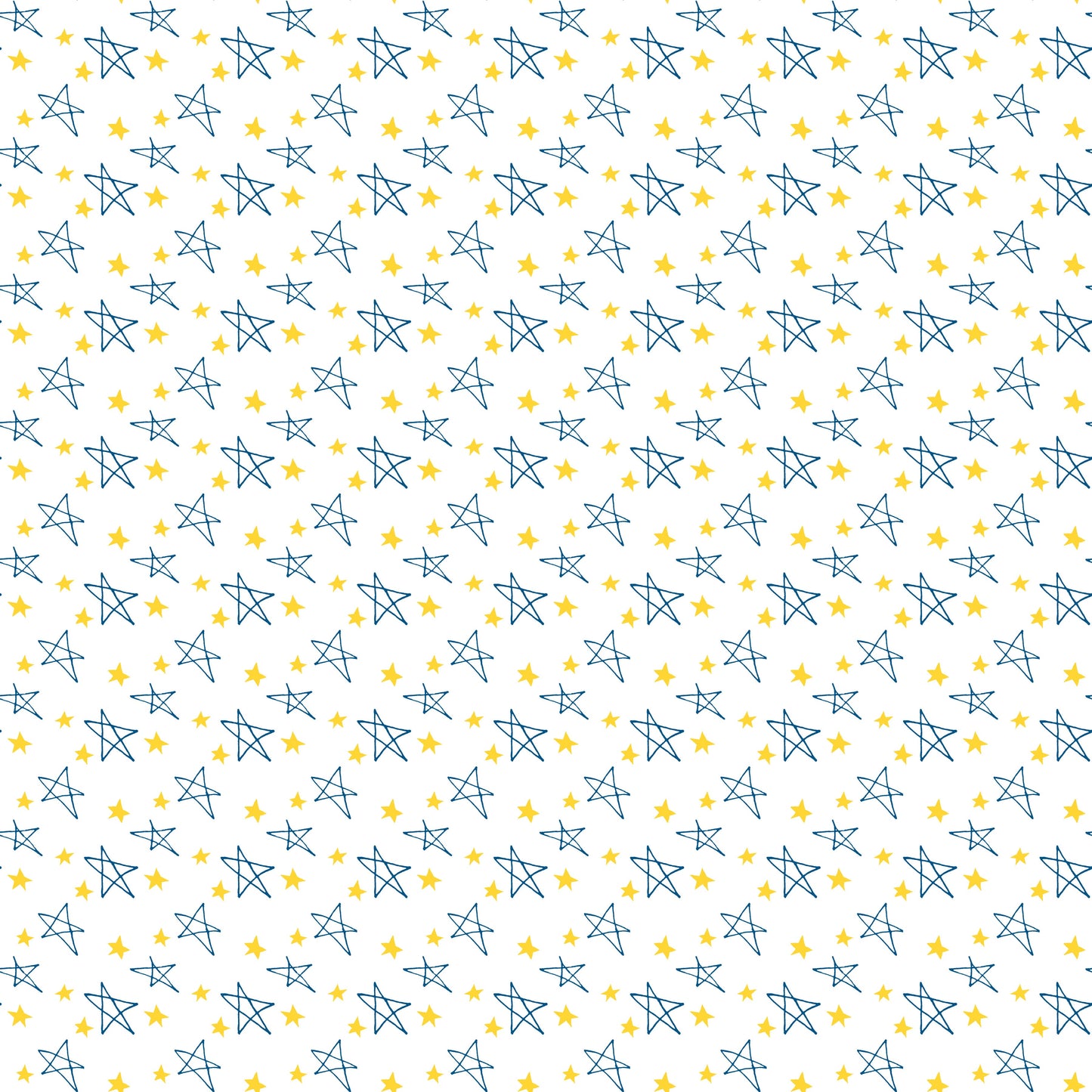 Blast Off Stars (Faux Leather - 8" x 13" Printed Sheet)