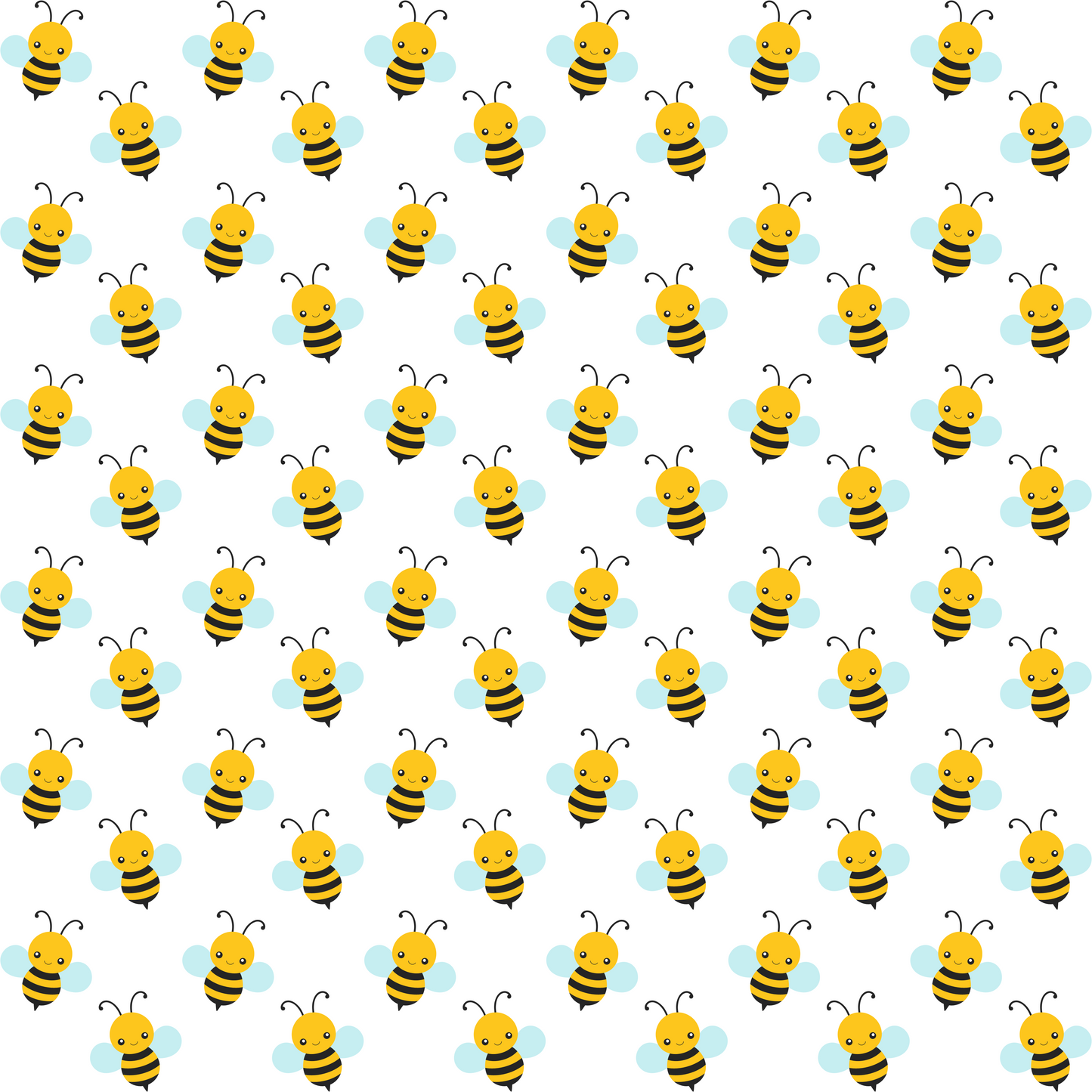 Bees (Faux Leather - 8" x 13" Printed Sheet)