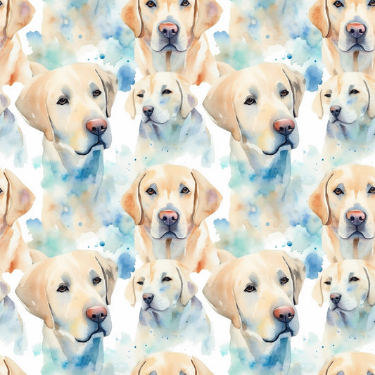 Labrador Retriever Dog (Adhesive Vinyl - 12" x 12" Printed Sheet)