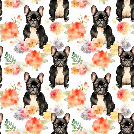 French Bulldog (Frenchie) (Faux Leather - 8" x 13" Printed Sheet)