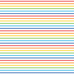 Stripes of Red, Orange, Yellow, Green, Blue 8x13