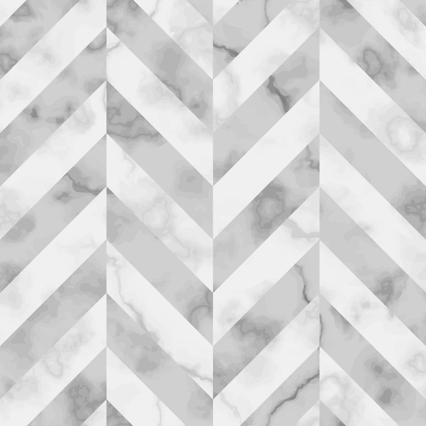 Marble Tiles of Grey & White (Adhesive Vinyl - 12" x 12" Printed Sheet)