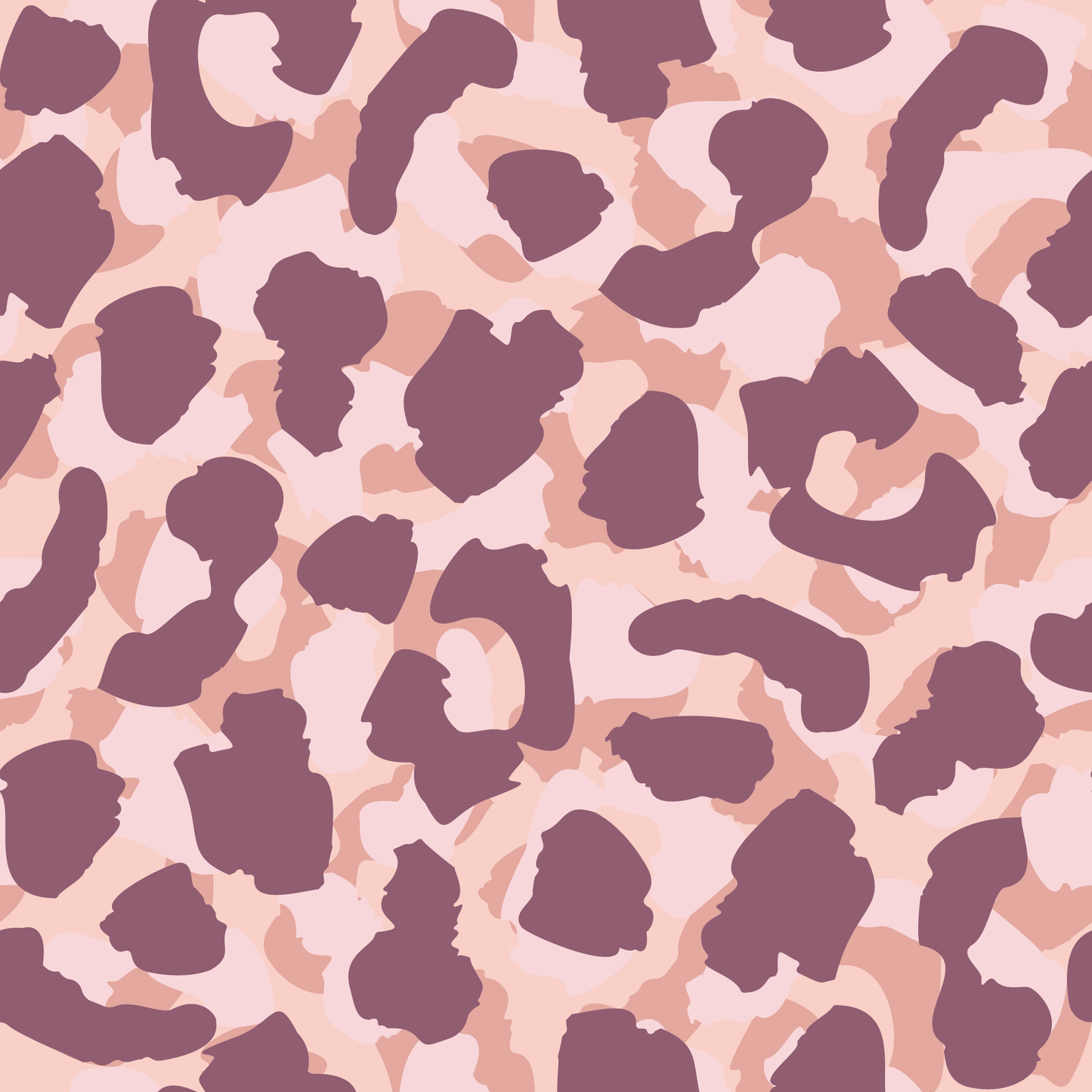 Maroon Pink Cheetah (Faux Leather - 8" x 13" Printed Sheet)
