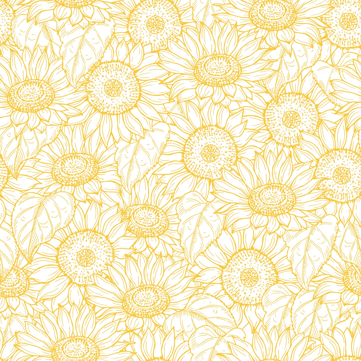 Sunflower Bunch (Faux Leather - 8" x 13" Printed Sheet)