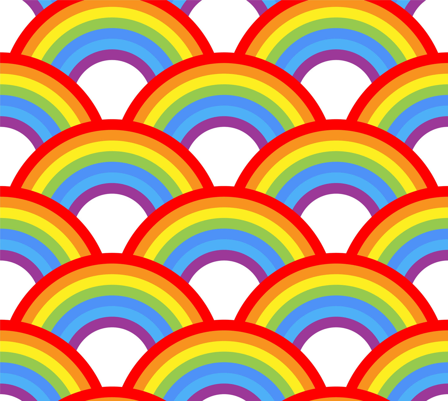 Rainbows (Faux Leather - 8" x 13" Printed Sheet)