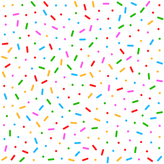 Ice Cream Sprinkles (Faux Leather - 8" x 13" Printed Sheet)