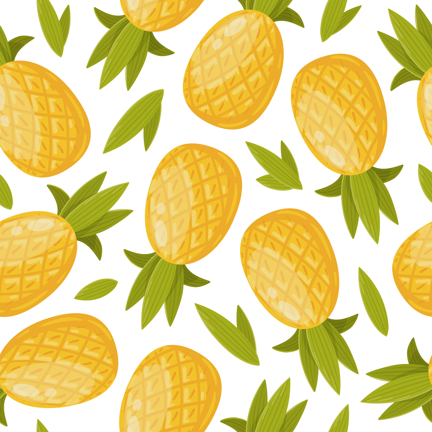 Pineapple Yellow (Faux Leather - 8" x 13" Printed Sheet)