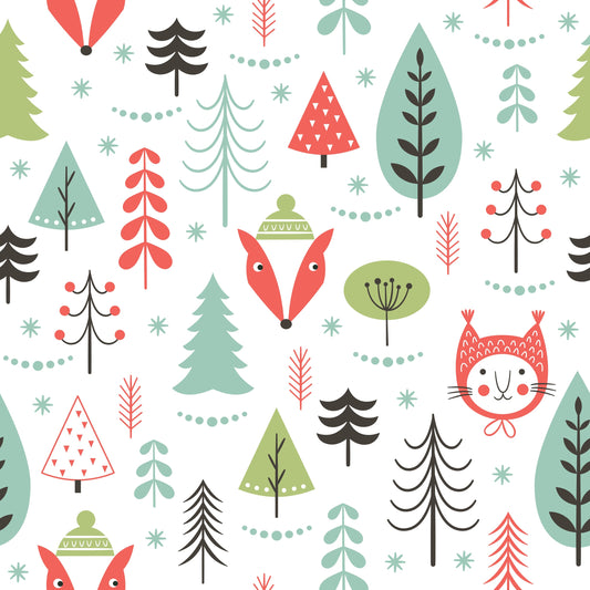 Winter Forest (Adhesive Vinyl - 12" x 12" Printed Sheet)